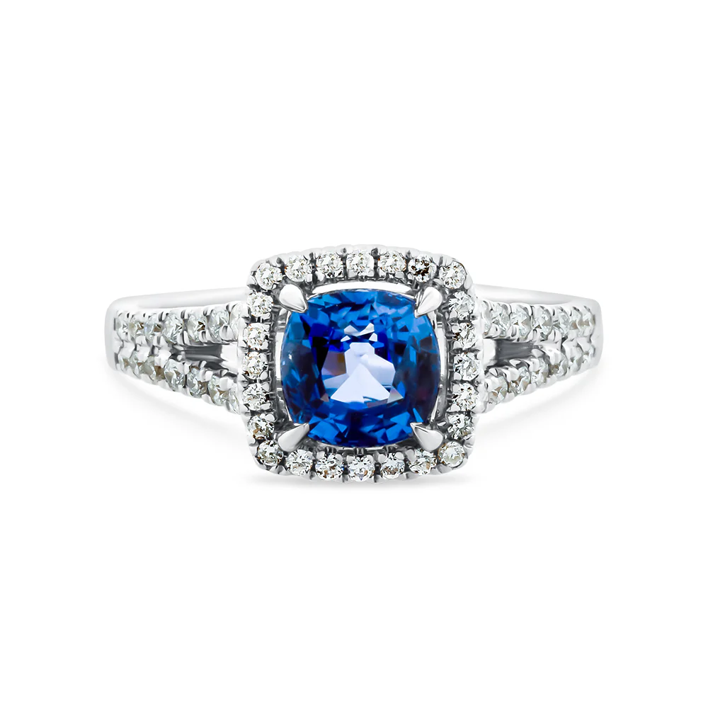 Sapphire & Diamond Ring