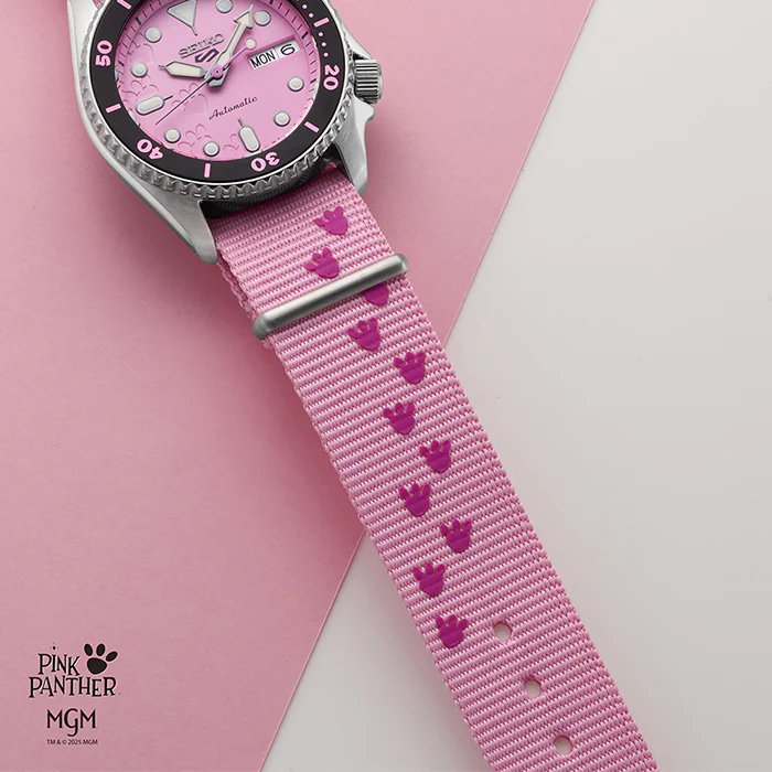 Seiko 5 Sports SKX Series Pink Panther Limited Edition Watch - SRPM07K - Image 5
