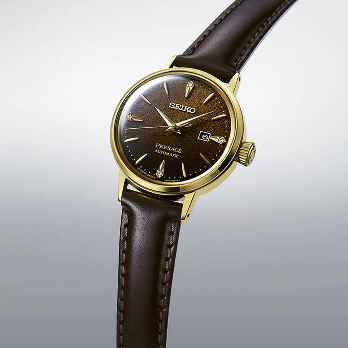 Seiko Presage Cocktail Time 'Jamaican Coffee' Watch - SRE020J - Image 3