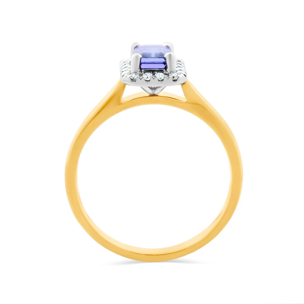 Tanzanite & Diamond Ring - Image 2