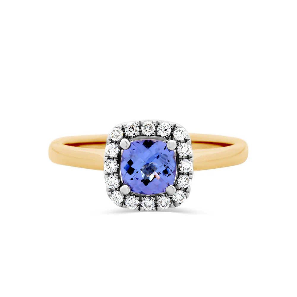 Tanzanite & Diamond Ring