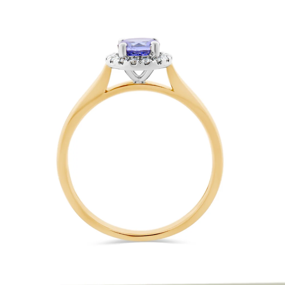 Tanzanite & Diamond Ring - Image 2